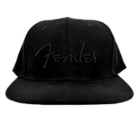 Fender Black Flat Bill Hat Pluginz Keychains