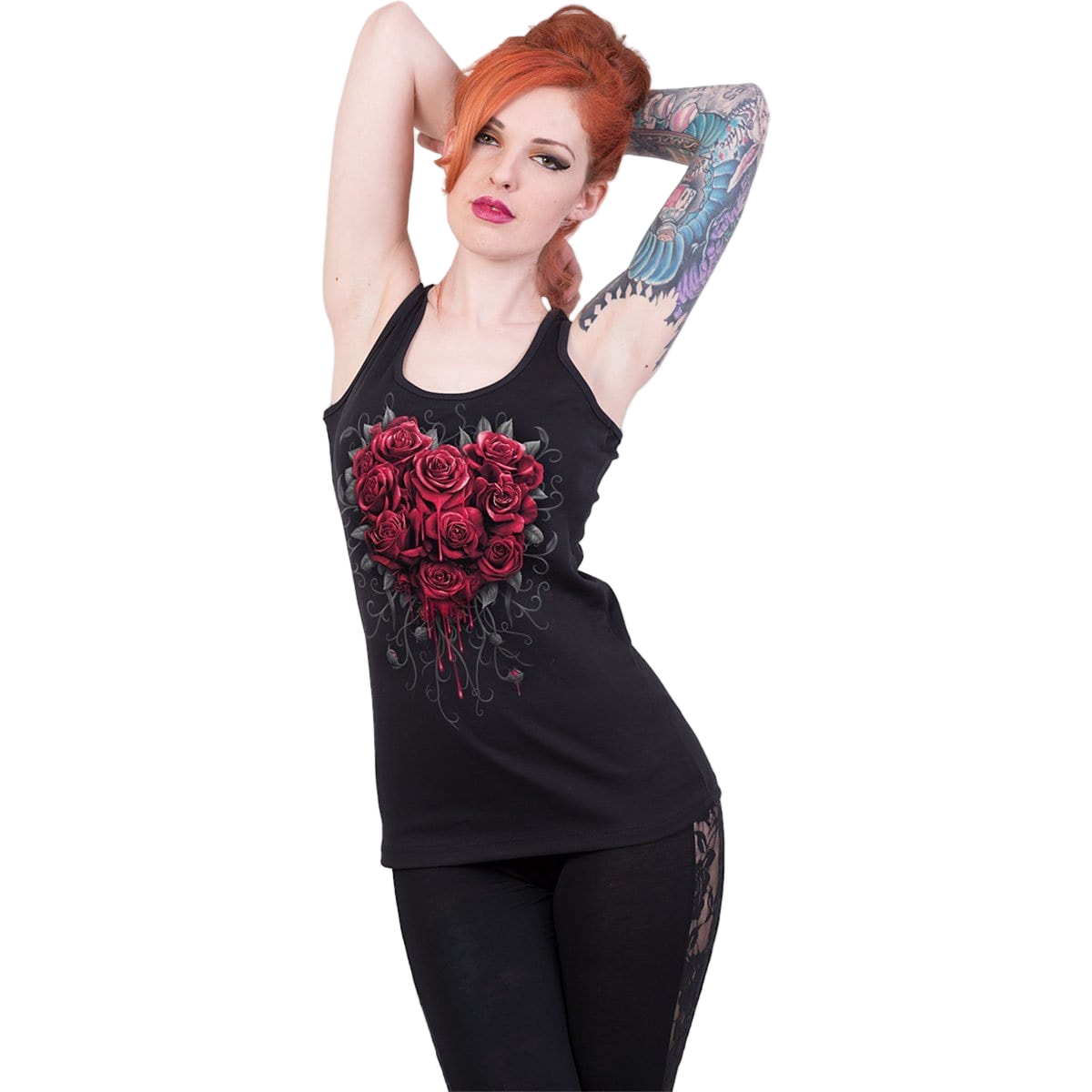 Bleeding Heart "Razor Back" Tank - Mainstay Entertainment