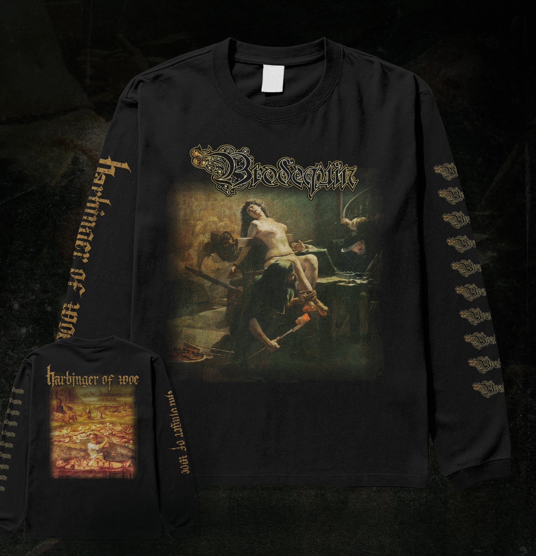 Brodequin "Harbinger of Woe" SHIRT / LONG SLEEVE / HOODIE - Mainstay Entertainment