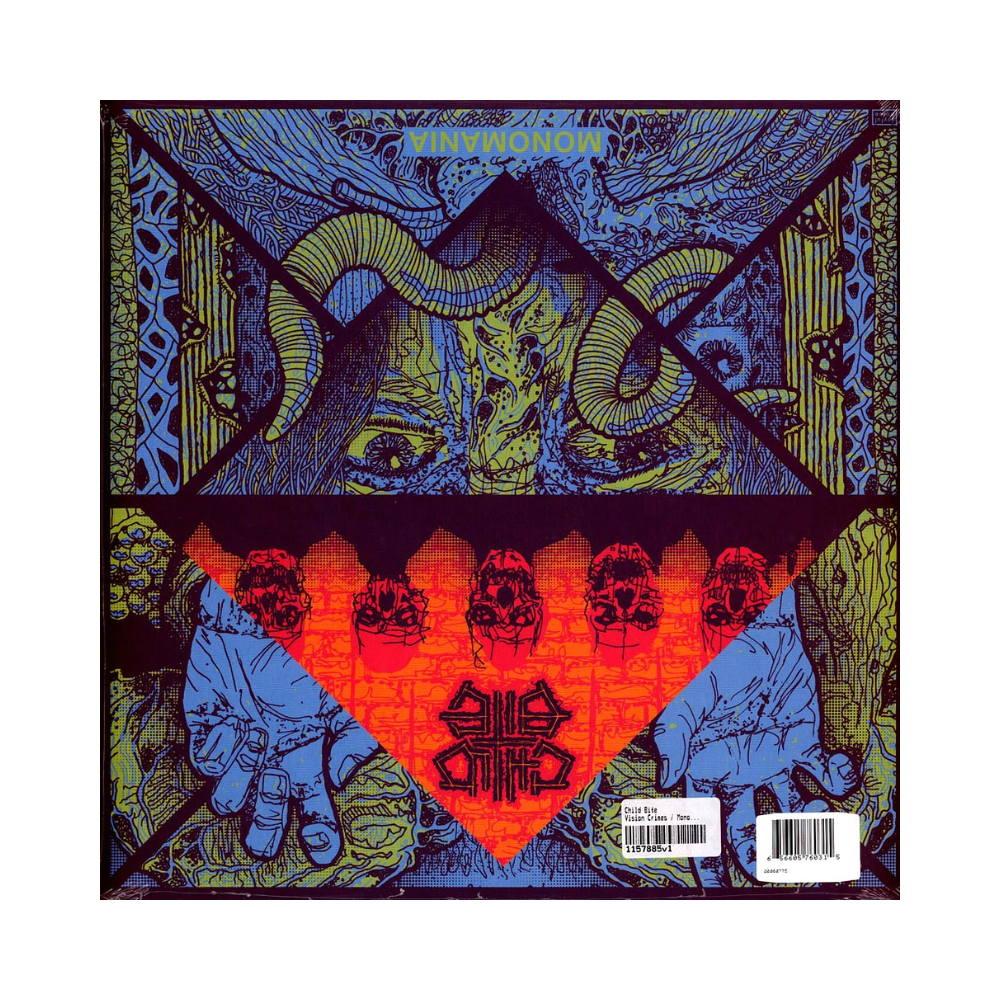 Child Bite "Vision Crimes / Monomania" Purple & Dark Green Vinyl