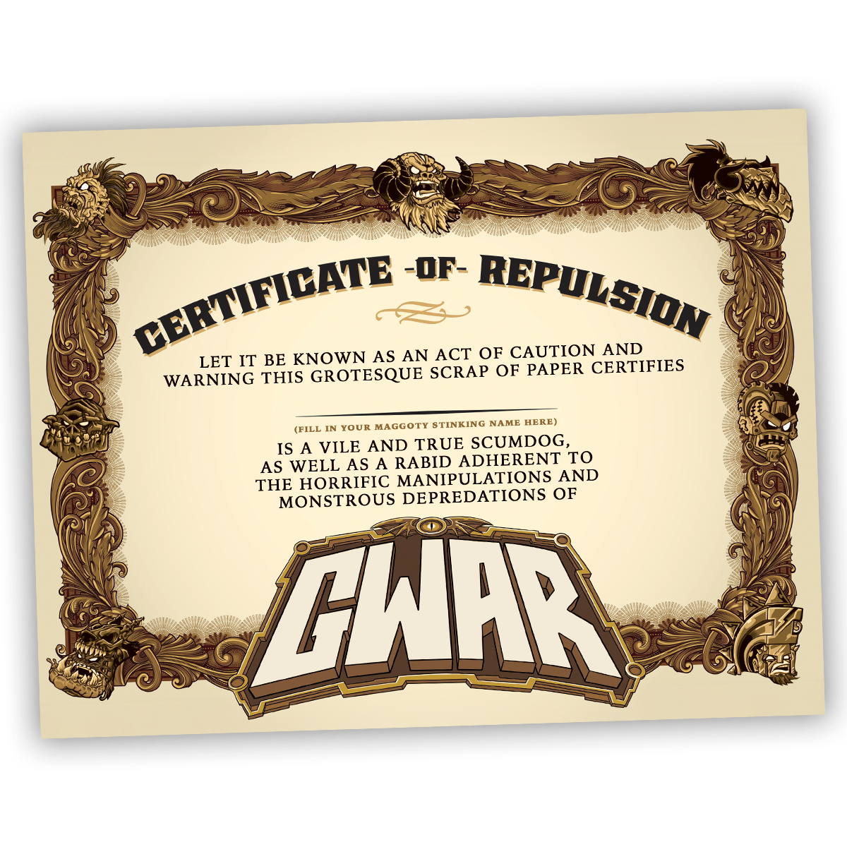 GWAR: "The Return of Gor Gor" [Signed Platinum Edition Comic Book + Vinyl LP] (Limited Edition Fruit Punch)