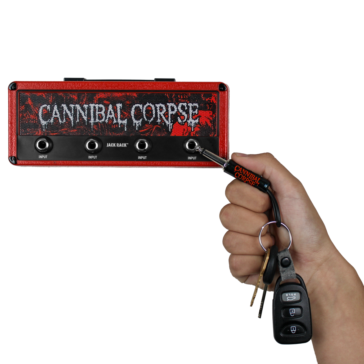 Cannibal Corpse Magnetic Jack Rack® Pluginz Keychains