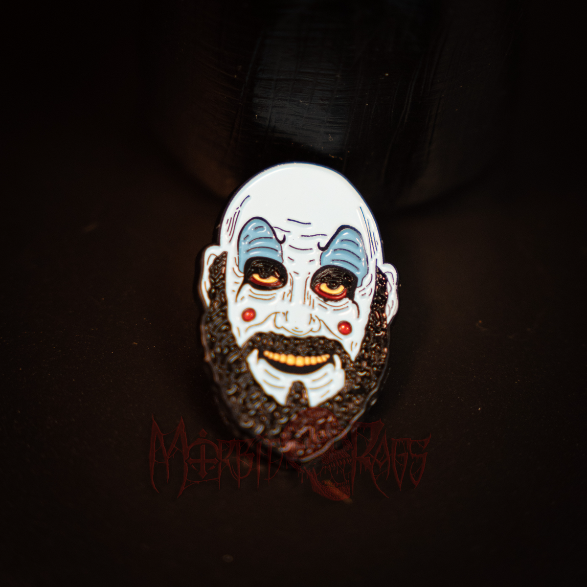 Captain Spaulding Smile Pin Morbid Rags