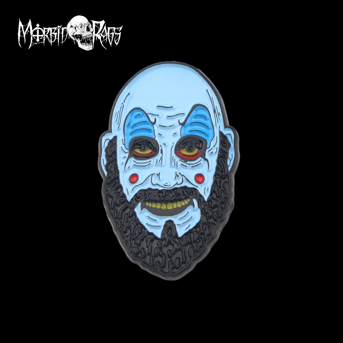 Captain Spaulding Smile Pin Morbid Rags