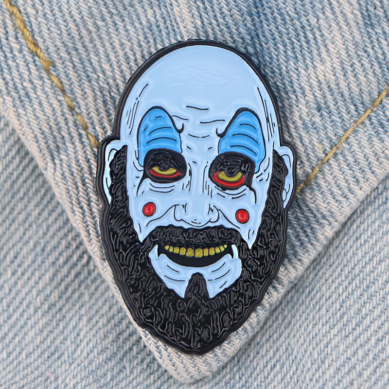 Captain Spaulding Smile Pin Morbid Rags