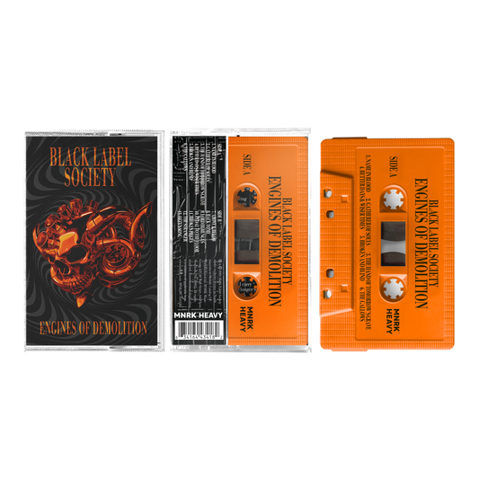 Black Label Society "Engines of Demolition" Orange Cassette