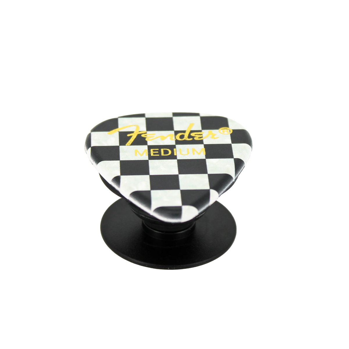 Fender guitar pick phone grip (Checkered) Pluginz Keychains