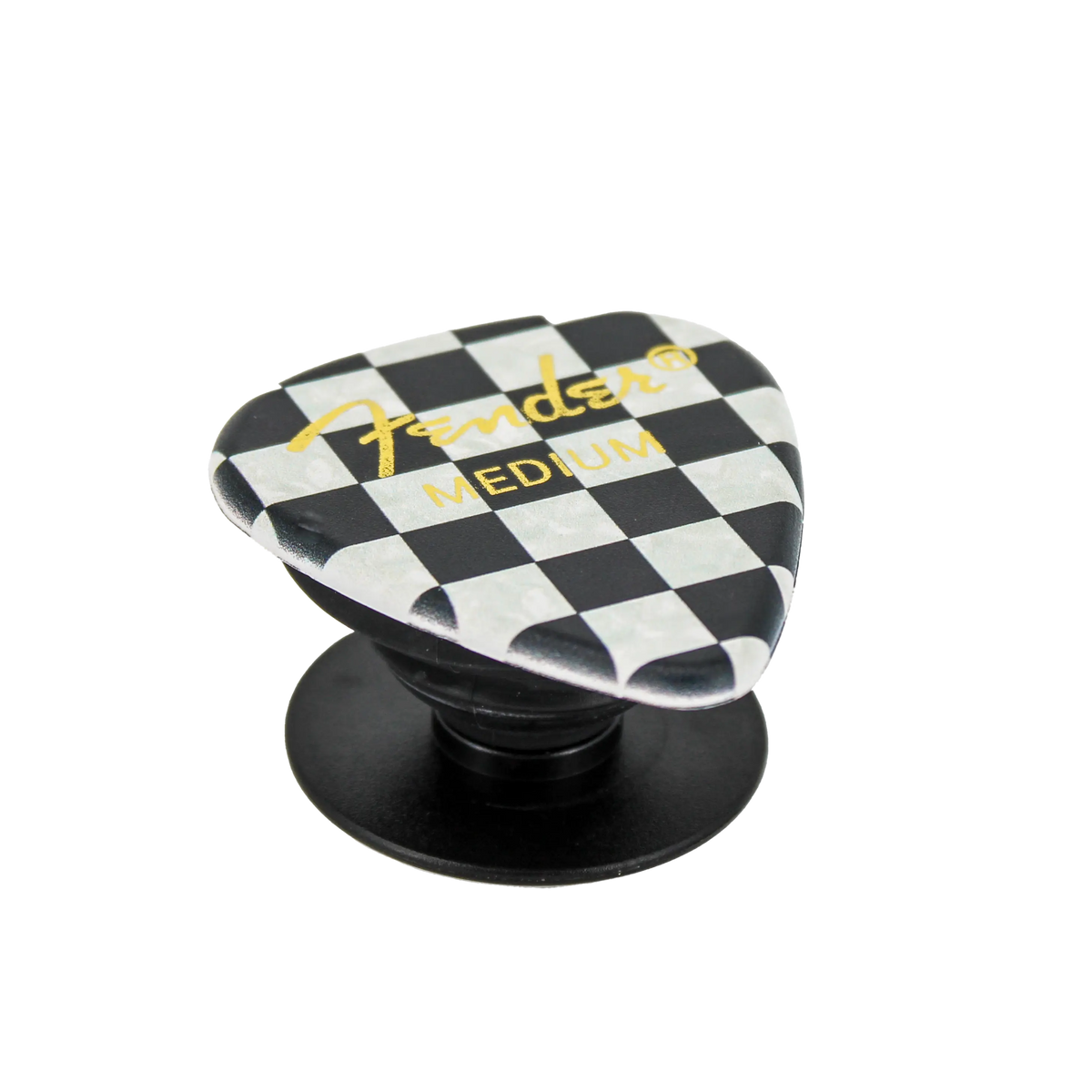 Fender guitar pick phone grip (Checkered) Pluginz Keychains
