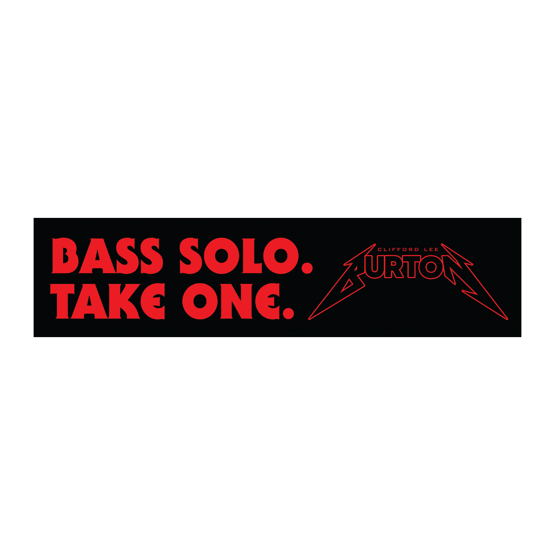 Cliff Burton "Bass Solo" Magnetic Grill - Mainstay Entertainment