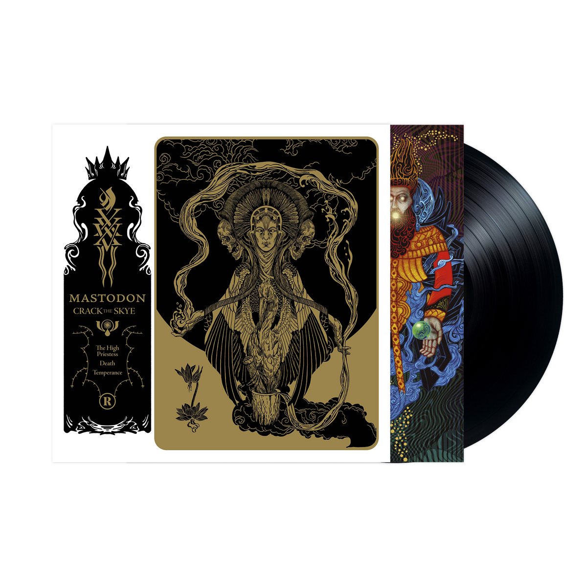 MASTODON ‘CRACK THE SKYE’ LP w/ SIGNED 12"x12" PAUL ROMANO PRINT & COLLECTORS EDITION MAGAZINE Revolver Magazine