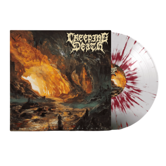 Creeping Death "Wretched Illusions" Clear Blood Red Splatter Vinyl