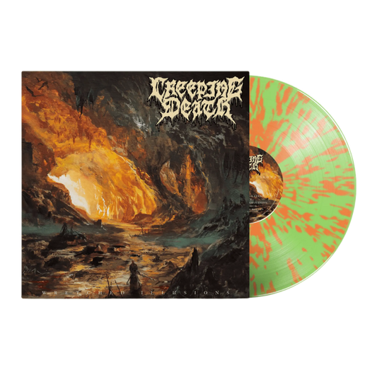 Creeping Death "Wretched Illusions" Glow In The Dark Splatter Vinyl