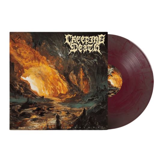 Creeping Death "Wretched Illusions" Grape Galaxy Vinyl