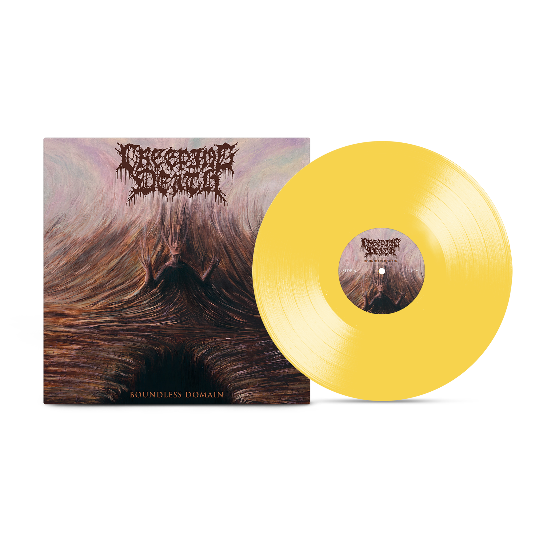 Creeping Death "Boundless Domain" Canary Yellow Vinyl