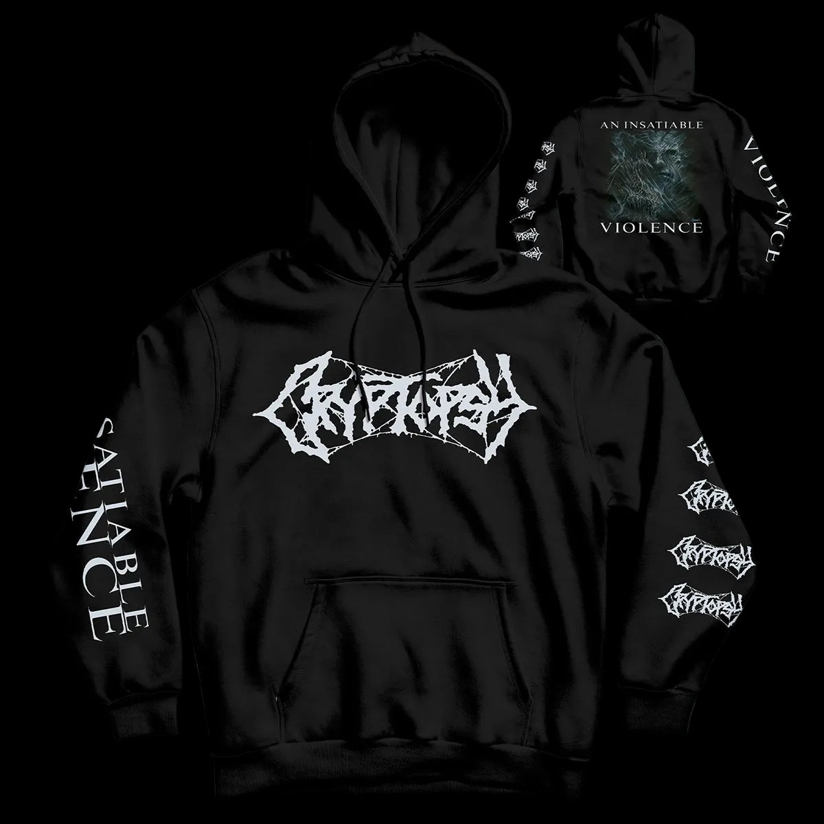 Cryptopsy "Insatiable Logo" SHIRT / HOODIE / SWEATSHIRT - Mainstay Entertainment