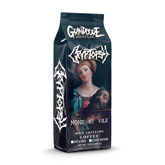 Cryptopsy Max Caffeine Blend  │12oz/340g Grindcore Coffee Co.