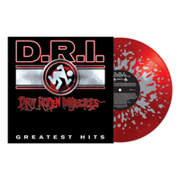 D.R.I. "Greatest Hits" Red/Silver Splatter Vinyl - Mainstay Entertainment