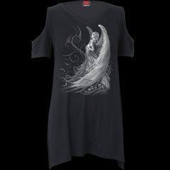 Captive Spirits "Cold Shoulder Goth Bottom" Shirt