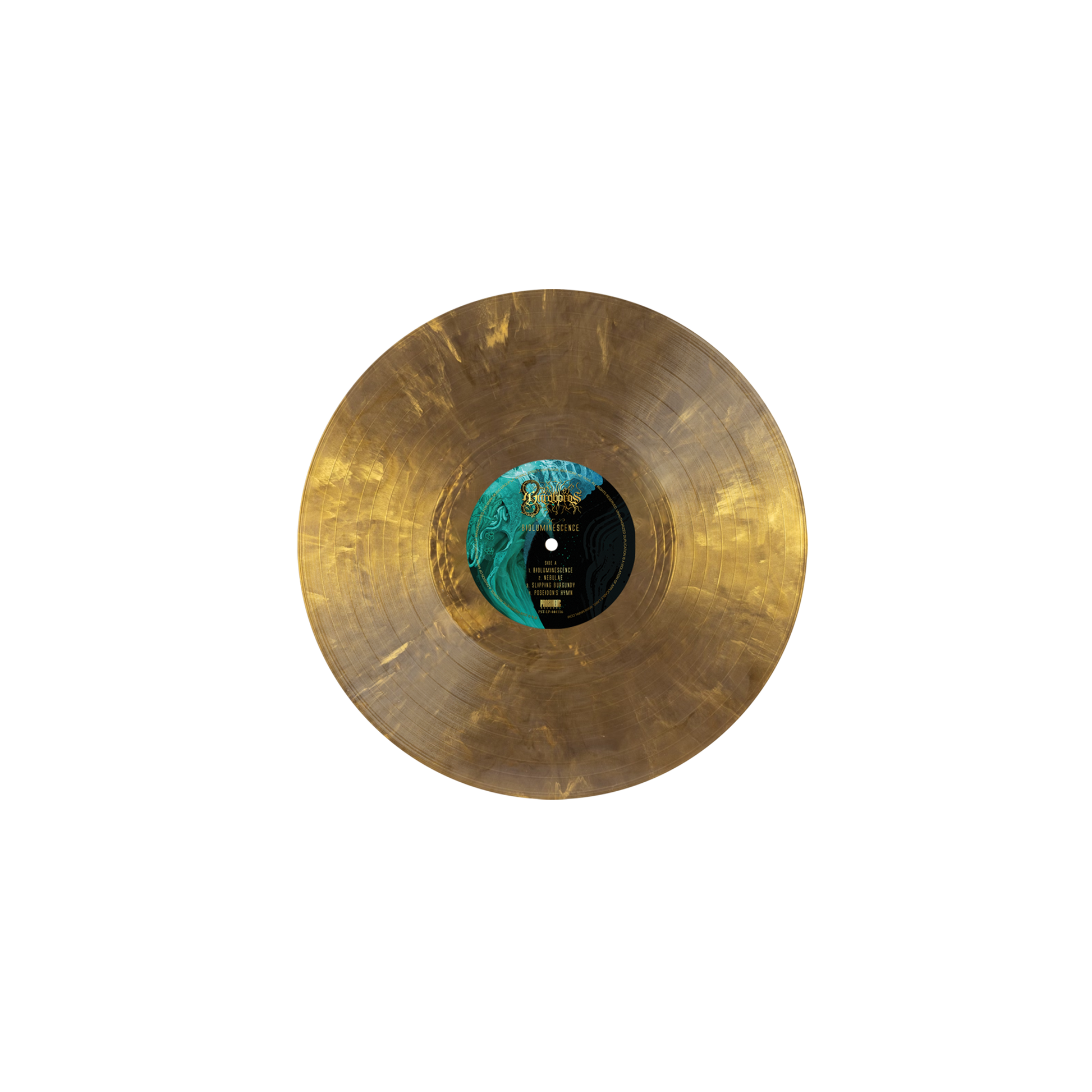 Dawn of Ouroboros - Bioluminescence on Gold Black Ice Vinyl Prosthetic Records