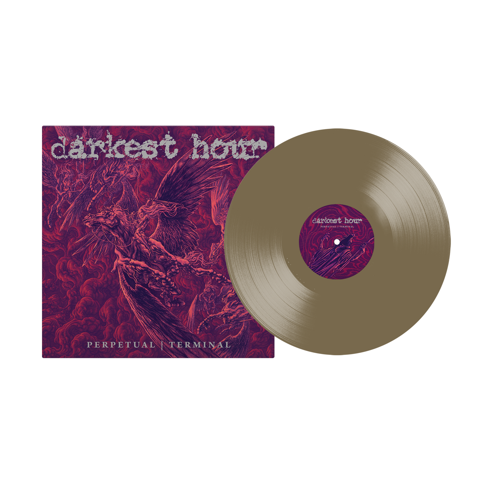 Darkest Hour "Perpetual Terminal" Gold Nugget Vinyl