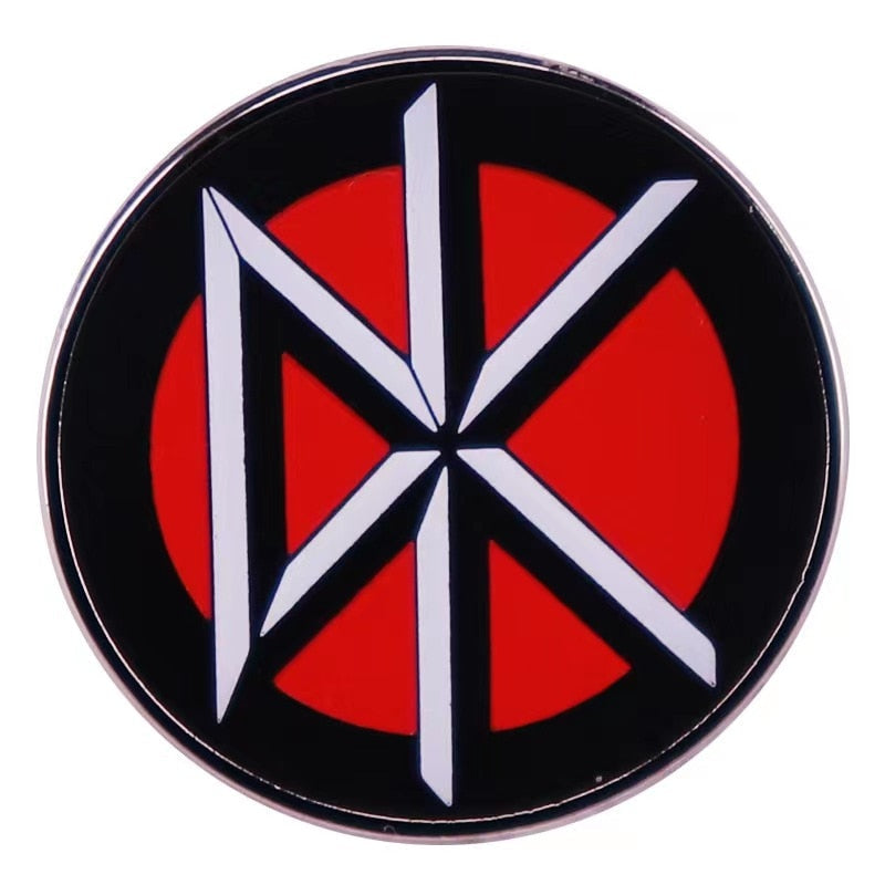 Dead Kennys Logo Pin Morbid Rags