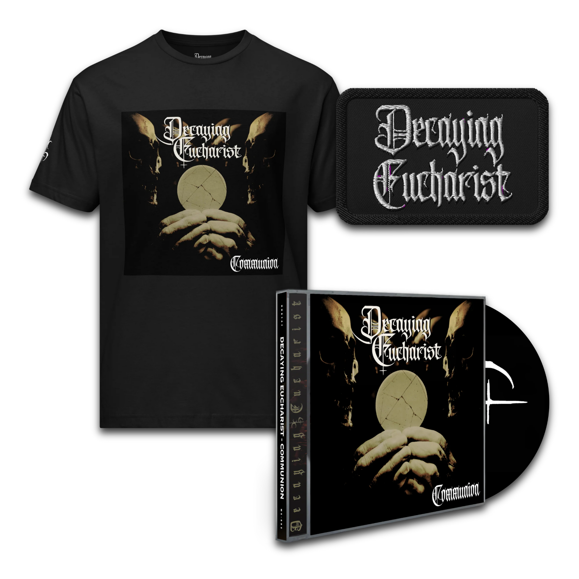 Decaying Eucharist “Communion” Merch & CD Bundle - Mainstay Entertainment