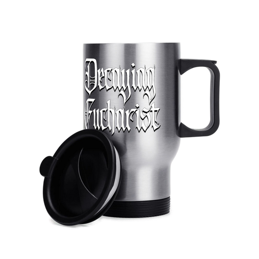 Decaying Eucharist "Logo" 14 oz. Travel Mug - Mainstay Entertainment