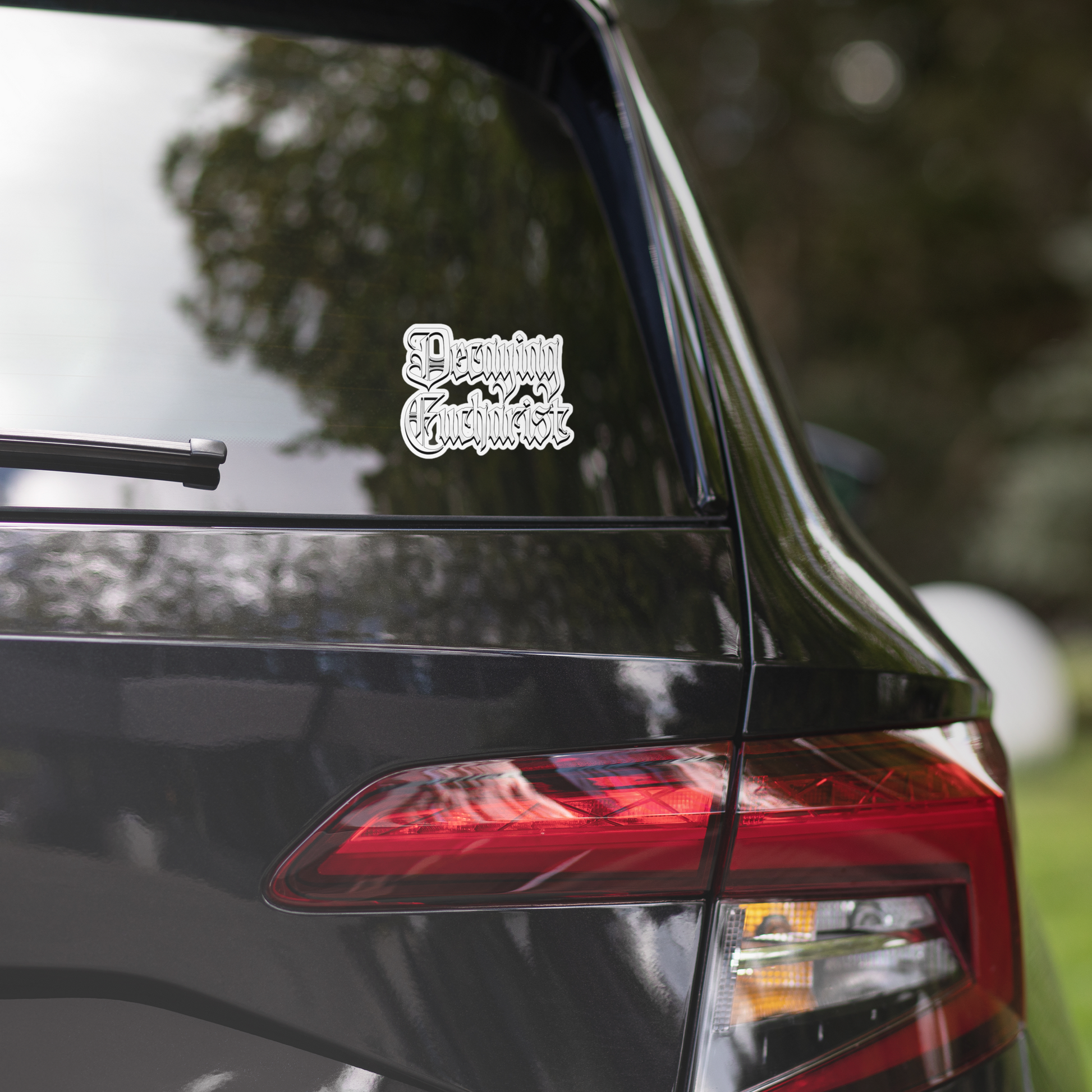 Decaying Eucharist "Logo" Die-Cut Sticker - Mainstay Entertainment
