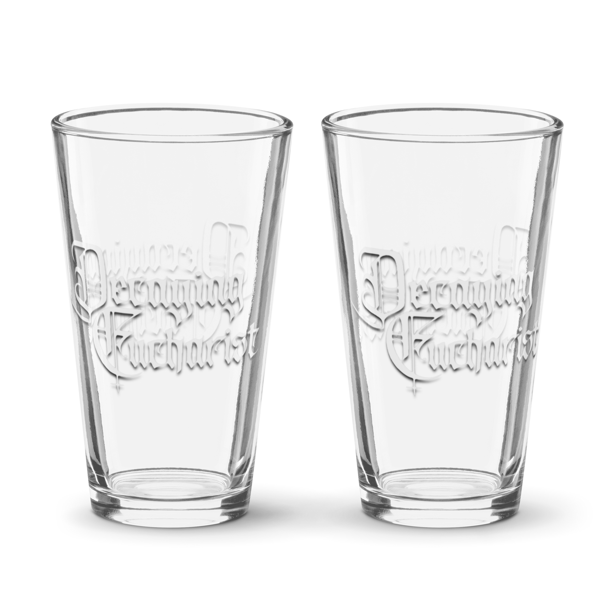 Decaying Eucharist "Logo" Pint Glass - Mainstay Entertainment
