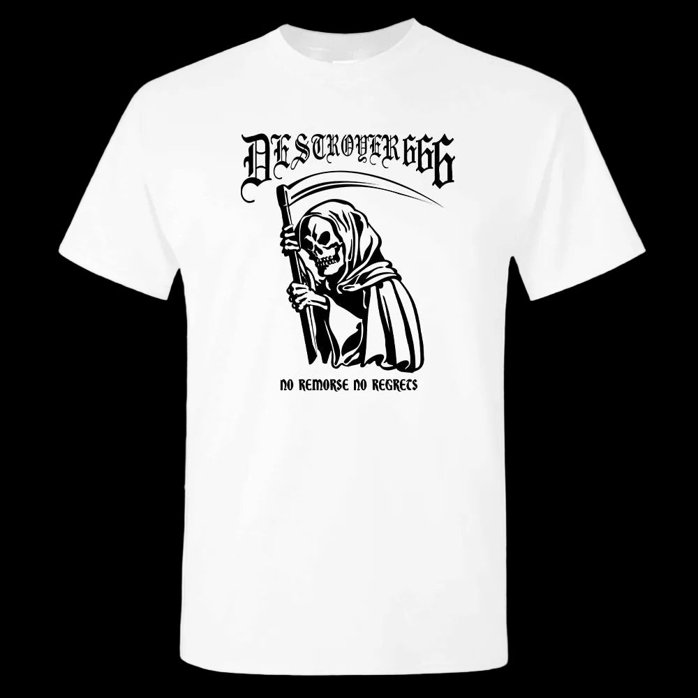 Deströyer 666 "No Remorse No Regrets" Shirt - Mainstay Entertainment