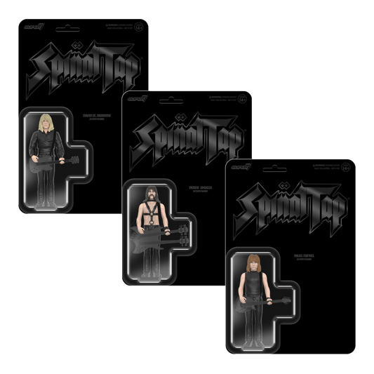 Super7 x SPINAL TAP W2 - Derek Smalls, Nigel Tufnel, & David St. Hubbins - ReAction Figures