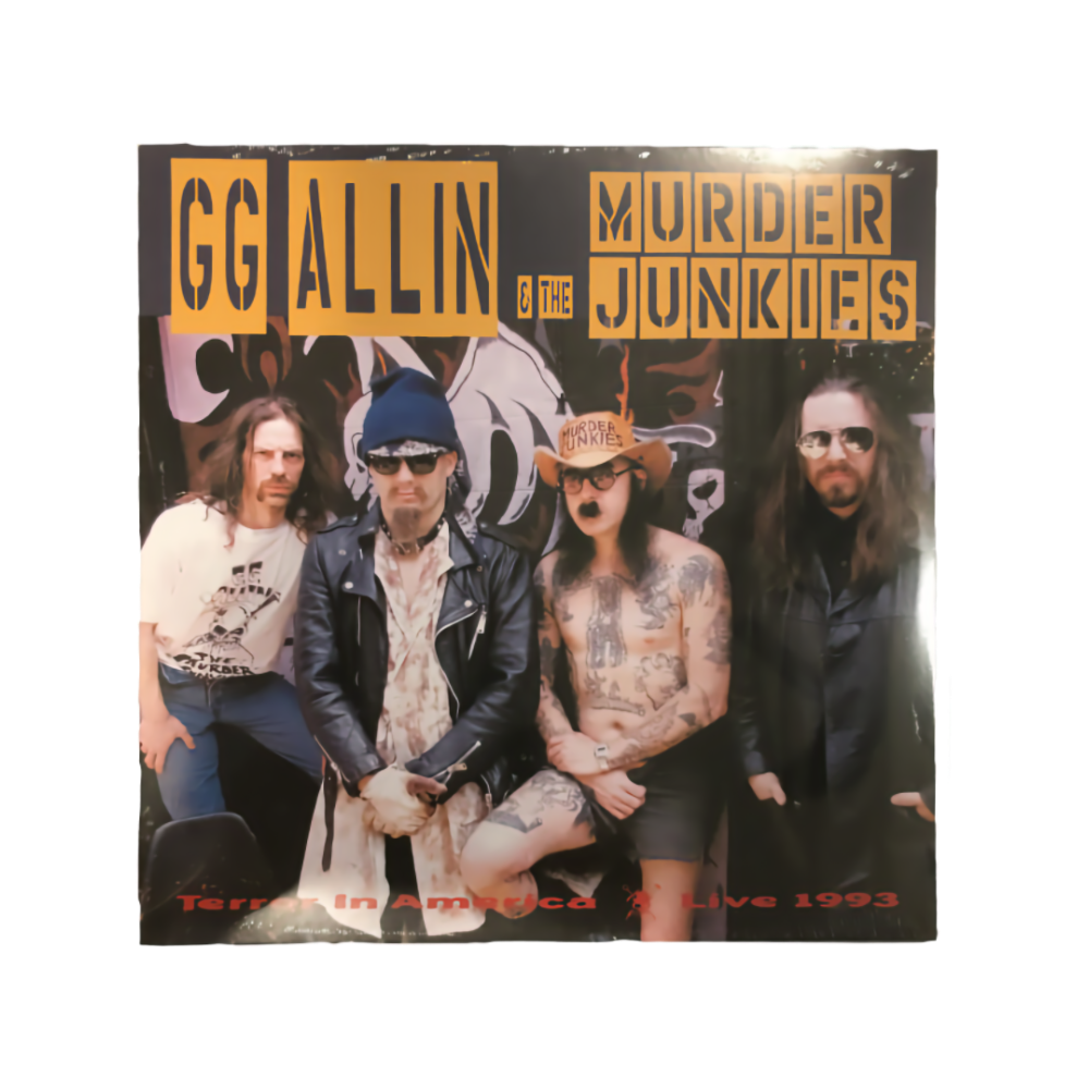 GG Allin & The Murder Junkies "Terror In America Live 1993" Vinyl
