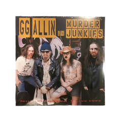 GG Allin & The Murder Junkies "Terror In America Live 1993" Vinyl