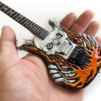 Dokken "George Lynch ESP Flaming Skull" Licensed Mini Guitar - Mainstay Entertainment