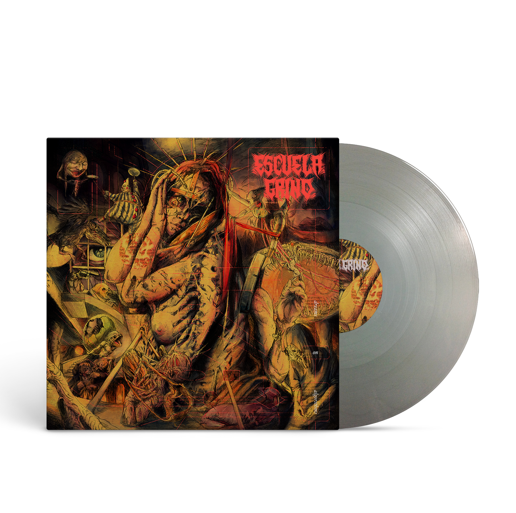 Escuela Grind "Dreams On Algorithms" Metallic Silver Vinyl LP