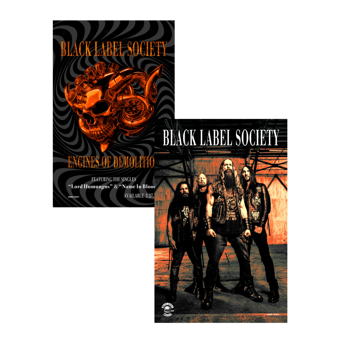 Black Label Society – Engines of Demolition on Blood Orange Vinyl MNRK Heavy