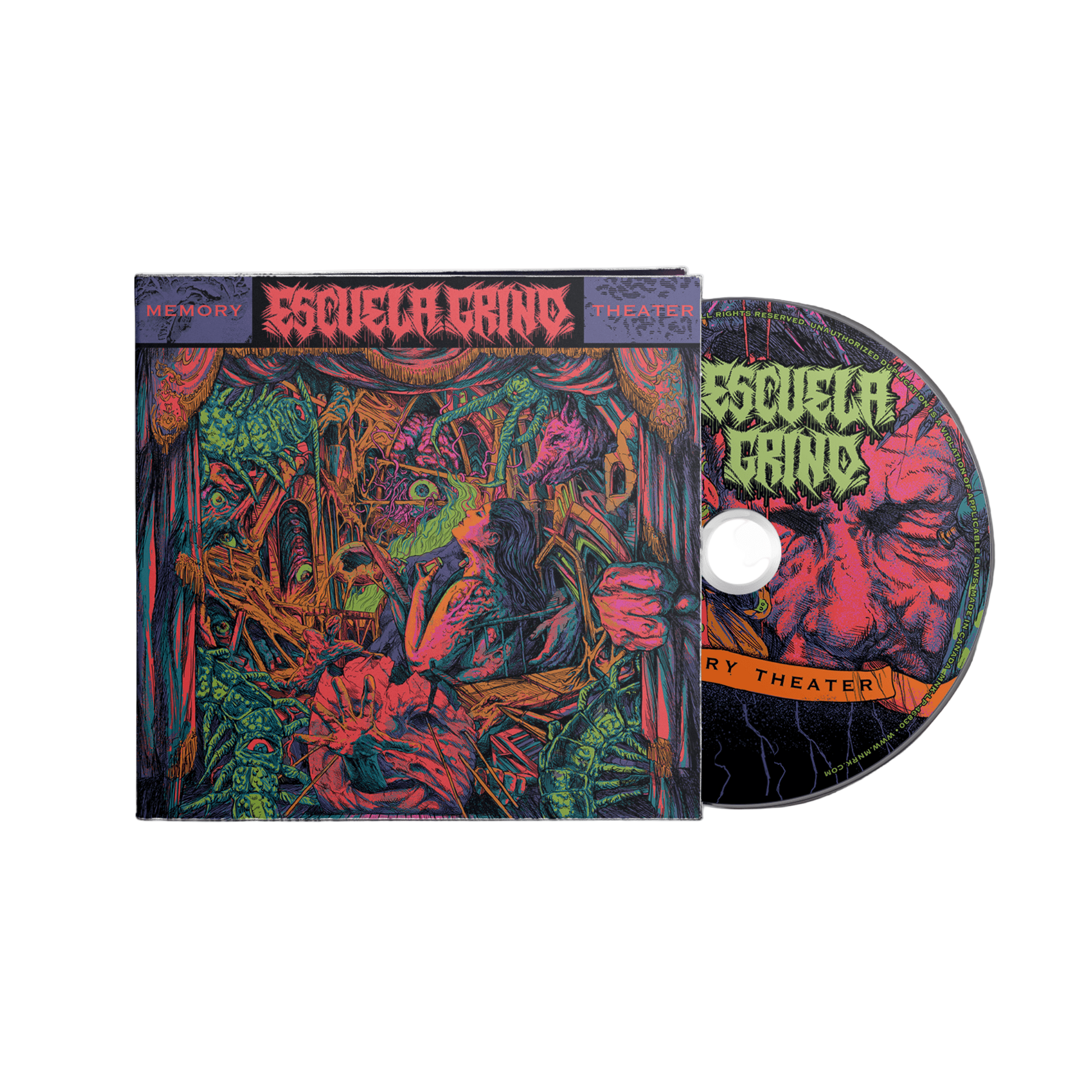 Escuela Grind "Memory Theater" CD Digipak - Mainstay Entertainment