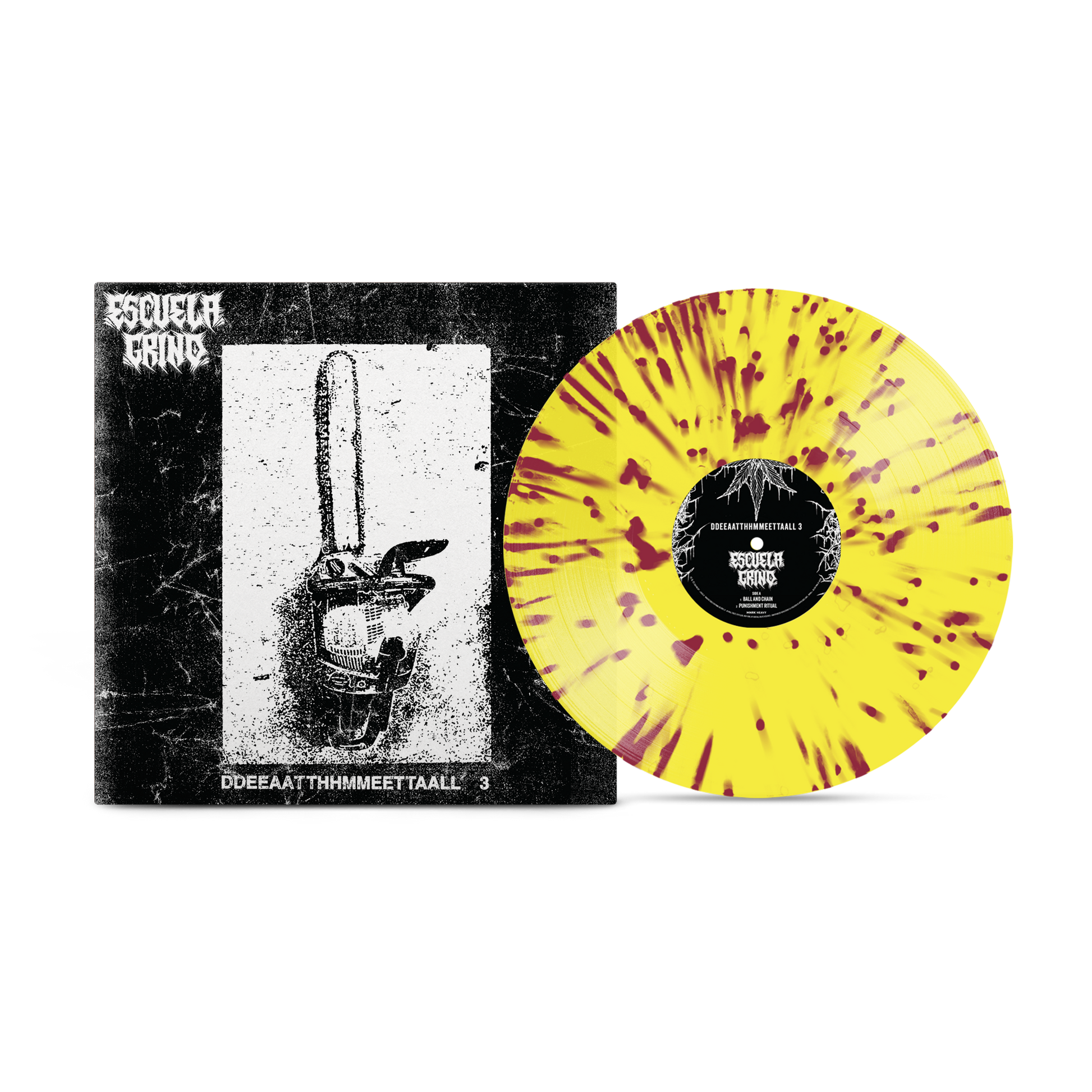 Escuela Grind "DDEEAATTHHMMEETTAALL" Lemonade Splatter Vinyl