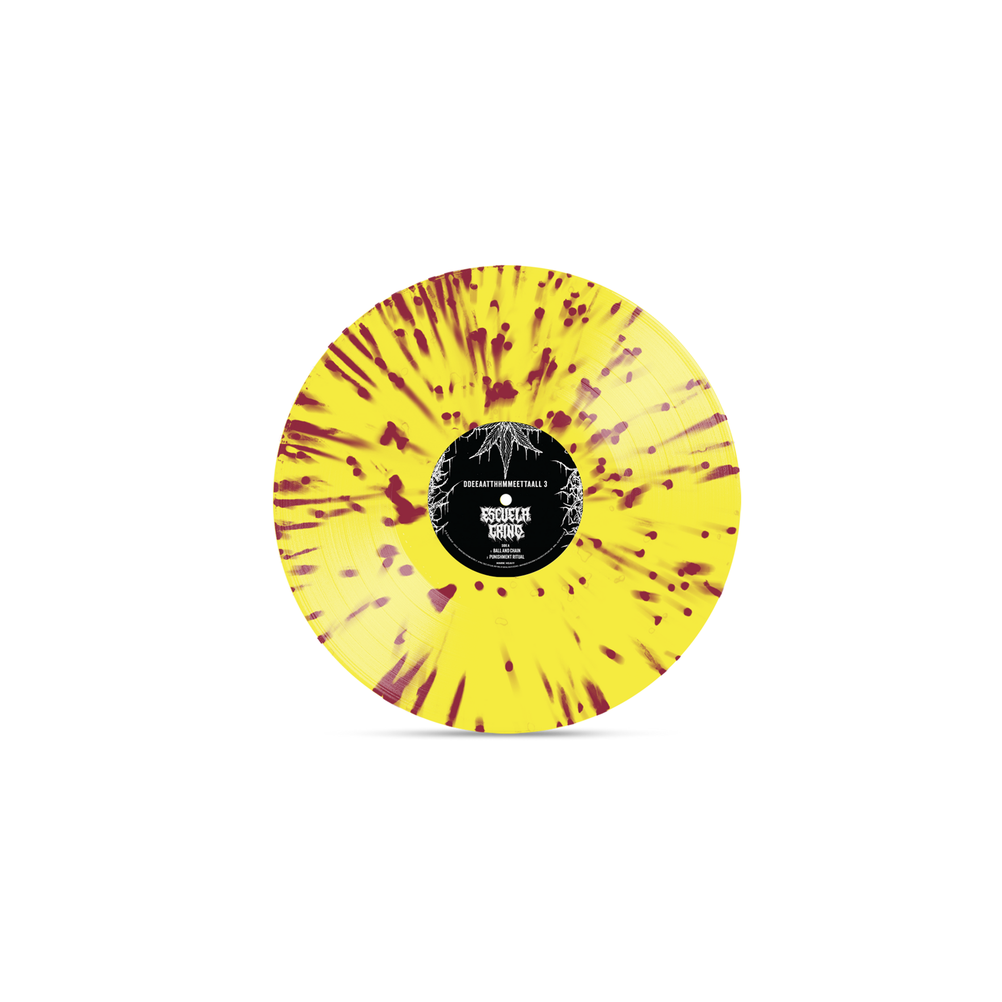 Escuela Grind "DDEEAATTHHMMEETTAALL" Lemonade Splatter Vinyl