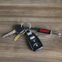 Exodus Logo Guitar Plug Keychain Pluginz Keychains