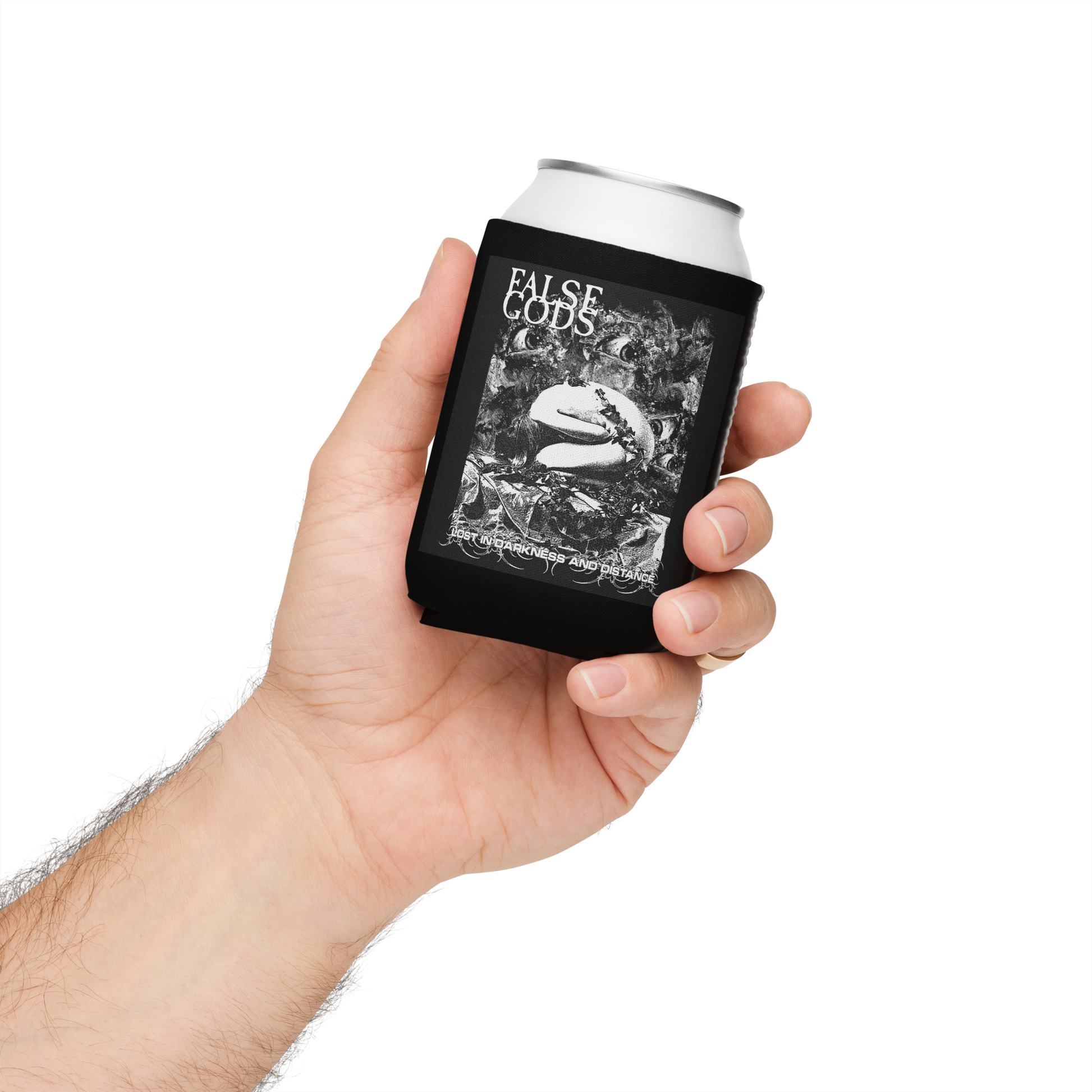False Gods "Lost In Darkness & Distance" Koozie - Mainstay Entertainment