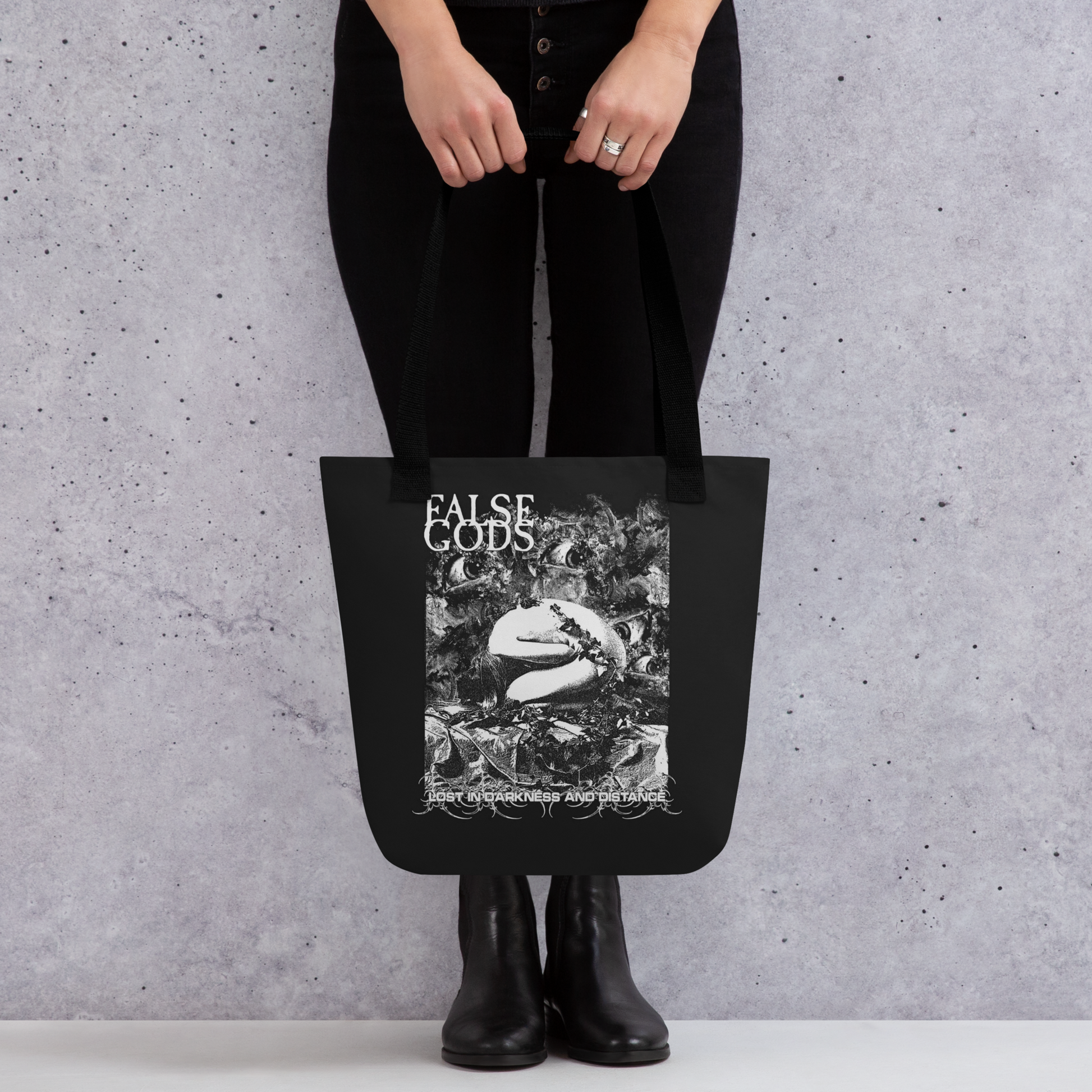 False Gods "Lost in Darkness & Distance" Tote Bag - Mainstay Entertainment