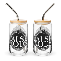 False Gods "Snake Logo" Can-Shaped Glass - Mainstay Entertainment