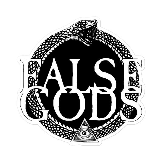 False Gods "Snake Logo" Die-Cut Sticker - Mainstay Entertainment
