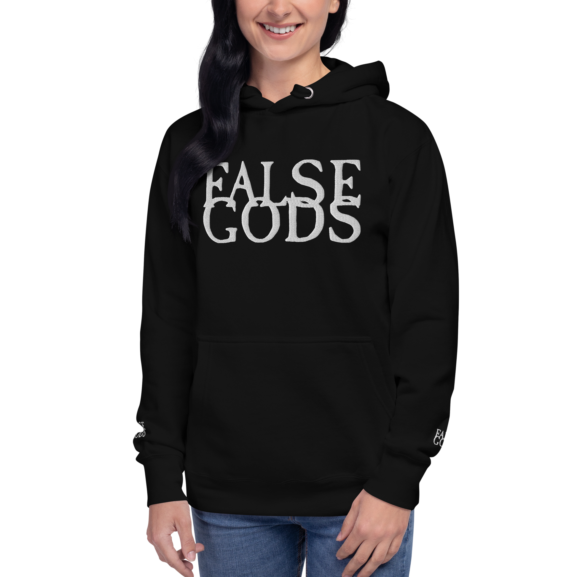 False Gods "Snake Logo" Embroidered Pullover Hoodie - Mainstay Entertainment