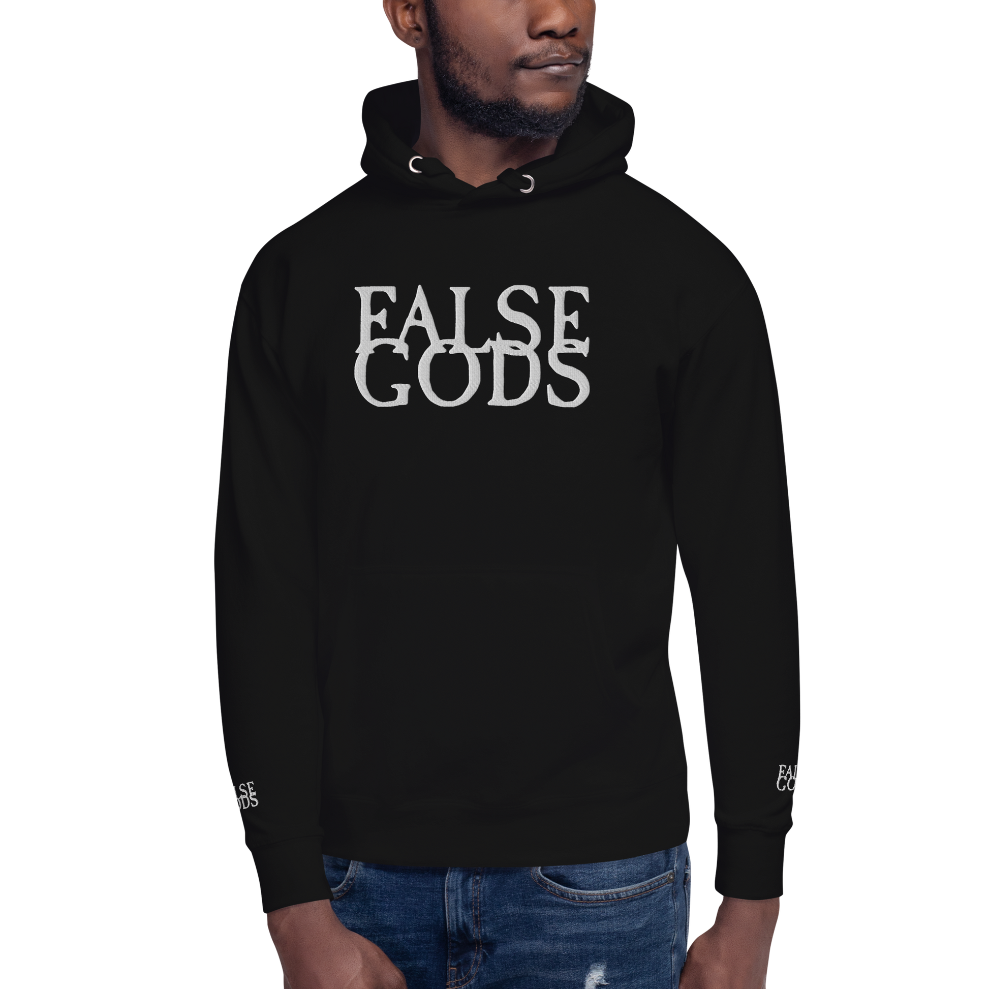 False Gods "Snake Logo" Embroidered Pullover Hoodie - Mainstay Entertainment