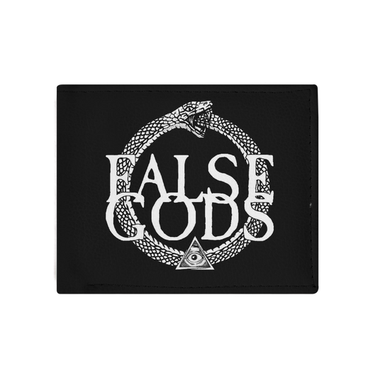 False Gods "Snake Logo" PU Leather Folded Wallet - Mainstay Entertainment