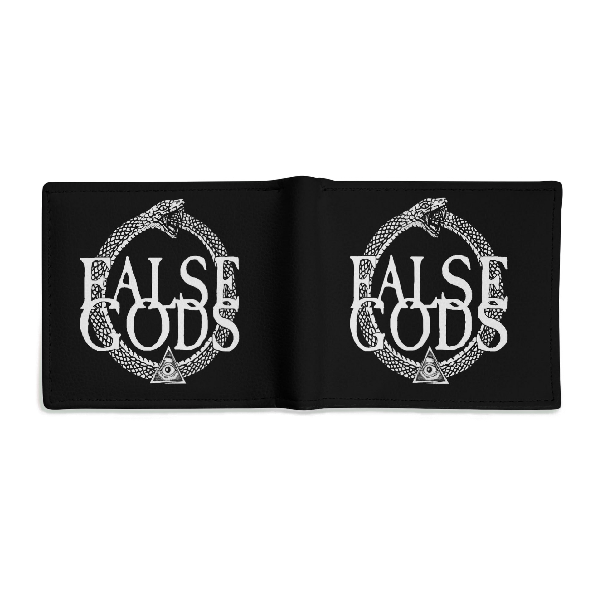 False Gods "Snake Logo" PU Leather Folded Wallet - Mainstay Entertainment