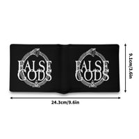False Gods "Snake Logo" PU Leather Folded Wallet - Mainstay Entertainment