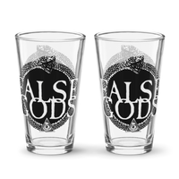 False Gods "Snake Logo" Pint Glass - Mainstay Entertainment